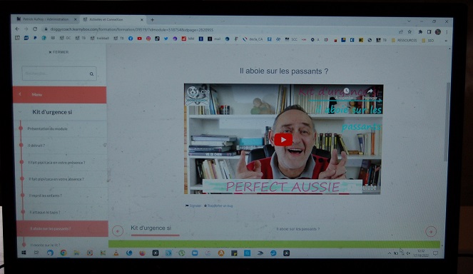l'éducation de votre chien berger australien. eduquer sans s'enerver il aboie sur les passants